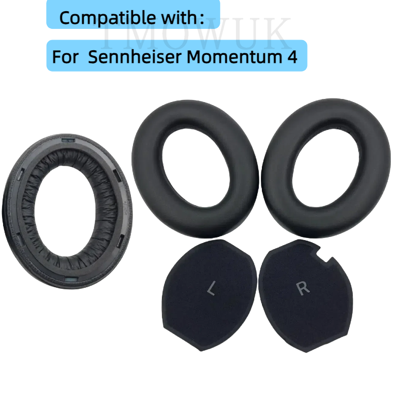 Sennheiser Headphone Momentum 4 - Almofadas de ouvido compatíveis com Sennheiser