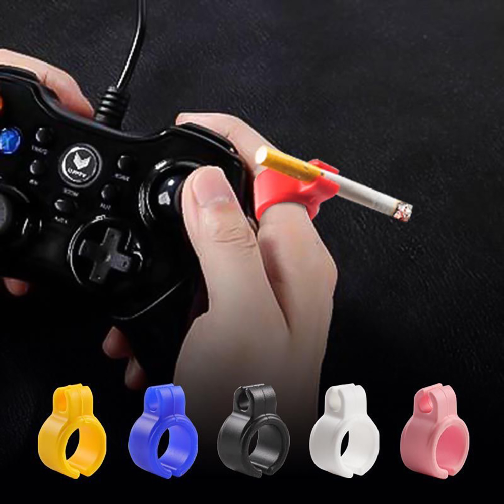 Vape Ring - 1 pçs/5 pçs silicone dedo cigarro