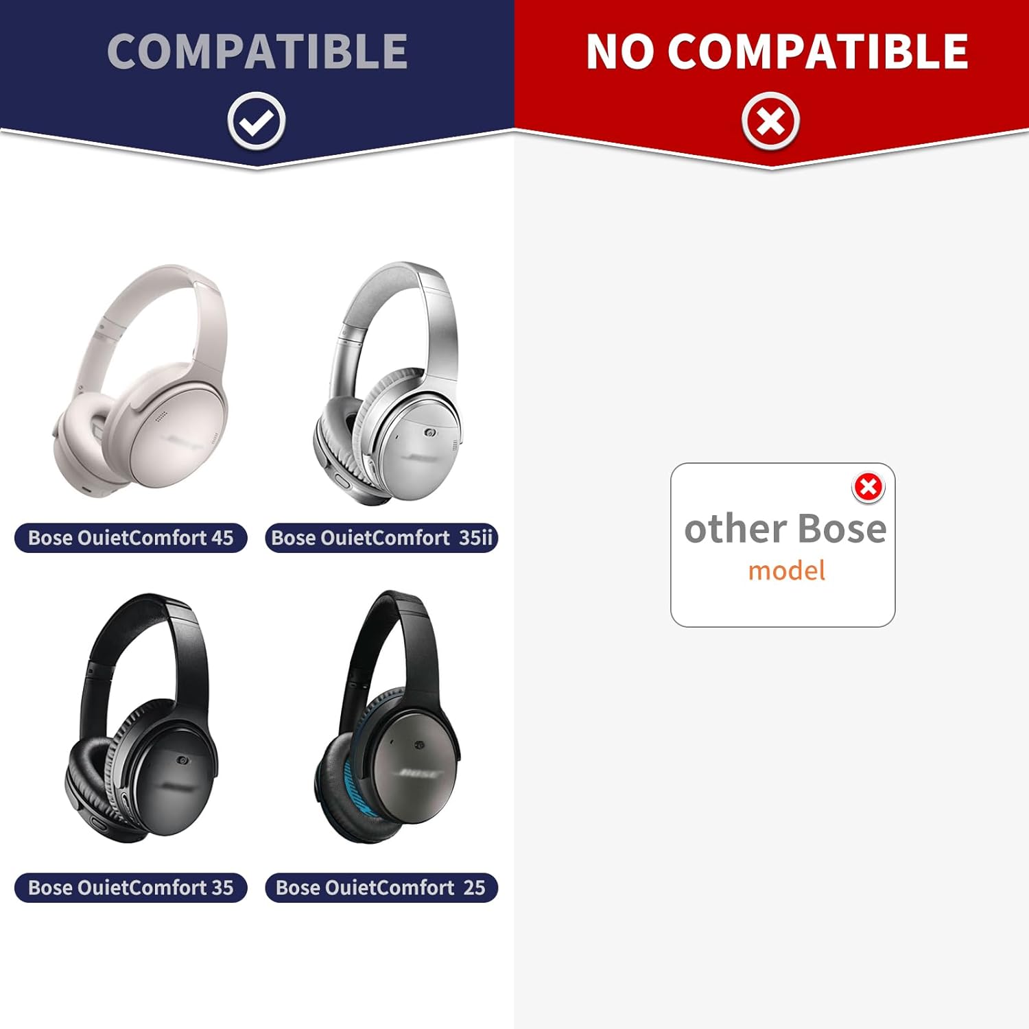 Quiet Comfort QC45 Cooling-Gel - Bose Headphone Qc45 avaliação e preço