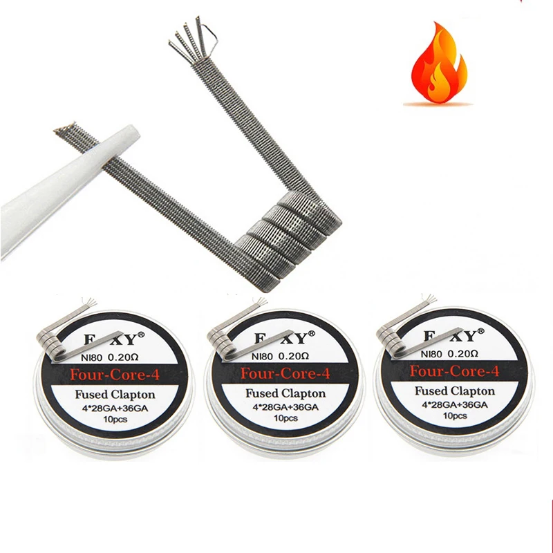 10 pçs/caixa Ni80 Bobina Pré-c - Coil Building Kit avaliação e preço
